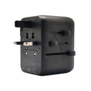<b>World Travel Adapter</b> - with 20W PD (2 USB & 1 Type-C)
