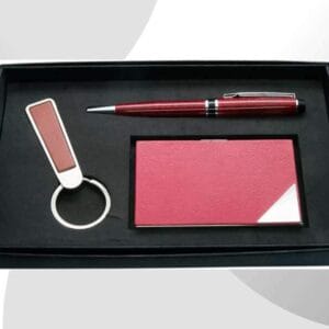 <b>3pc Corporate Set</b><br> With  business card case, keychain and metal pen
