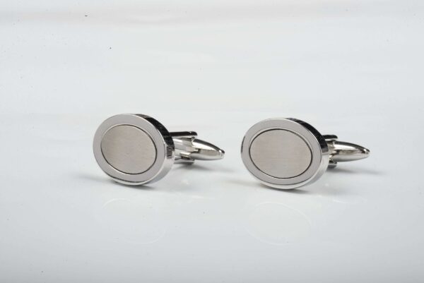 Plain Oval Cufflinks ss