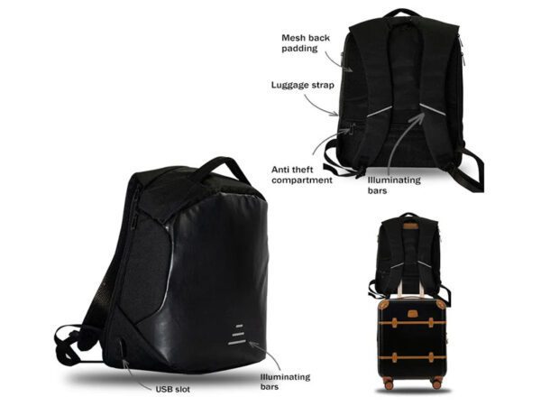 <b>Anti Theft Backpack</b>With charging slot - Image 2