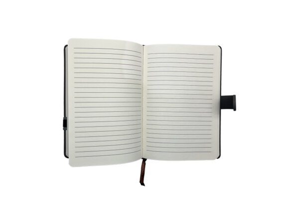 <b>Baino</b> - A5 Thick Notebook with Sliding Slot for Pen - Image 10