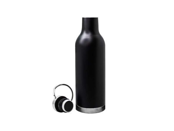 <b>Barolo - Black</b> (500ml) Double walled stainless steel bottle - Image 3