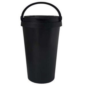 <b>Timcof - Black</b> (500ml) Double wall stainless Steel Coffee Mug