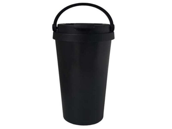 <b>Timcof - Black</b> (500ml) Double wall stainless Steel Coffee Mug