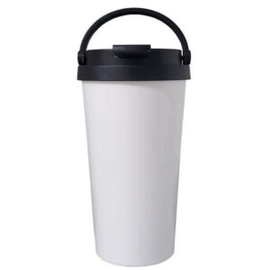 <b>Timcof - White</b> (500ml) Double wall stainless Steel Coffee Mug