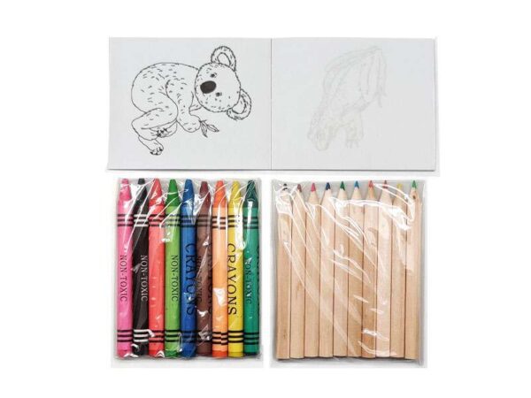 <b>Crapen</b> Colored pencil set with coloring sheets - Image 3
