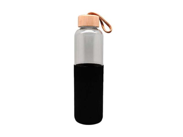 <b>Cristem- Black</b> (750ml) ♻️<br>Eco-friendly borosilicate glass bottle