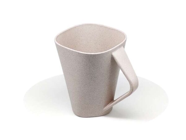 <b>Eco Bran - Peach </b> (350ml) ♻️ Biodegradable Wheat fiber mug - Image 2