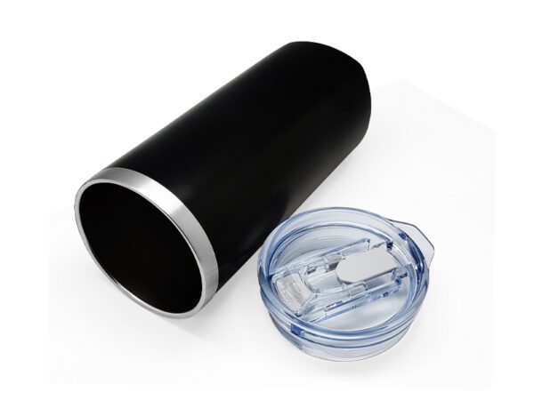<b>Sqrambler - Black </b>(630ml) <br>Stainless steel tumbler with straw - Image 4