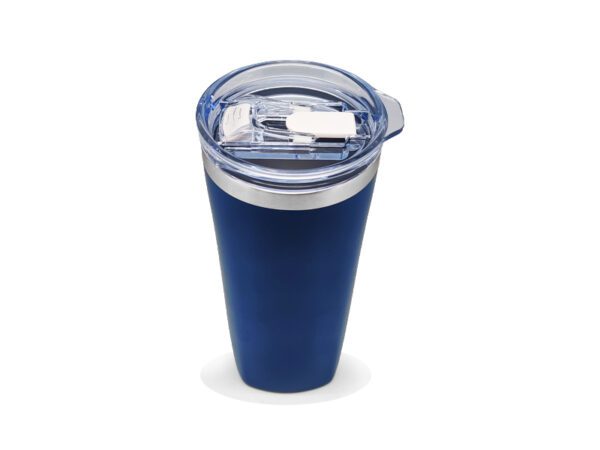 <b>Sqrambler - Blue </b>(630ml) <br>Stainless steel tumbler with straw - Image 3