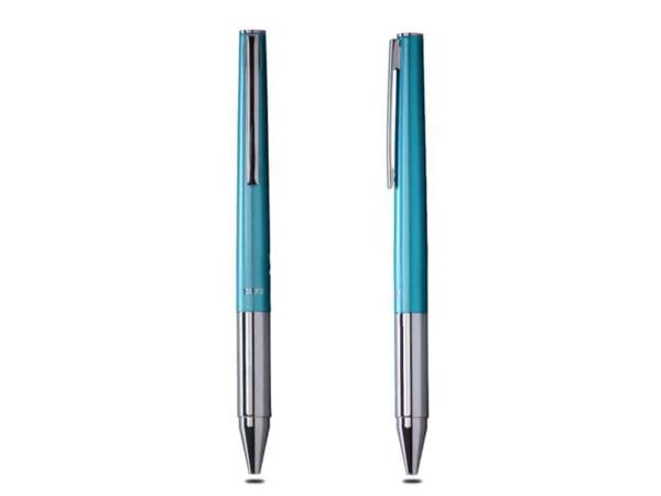 <b>Duke Aqua</b> <br> Pearl blue finish ballpoint pen