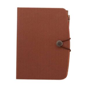 <b>Eco Aides - Brown</b>♻️ A6 notepad with a matching colour pen