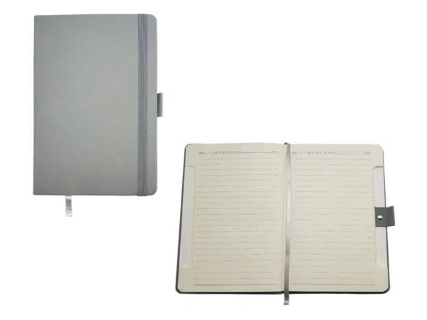 <b>Exmatt - Grey</b> A5 notebook - Image 2