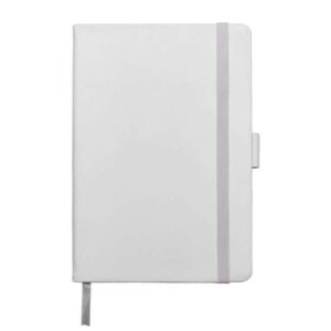<b>Exmatt - White</b> A5 notebook
