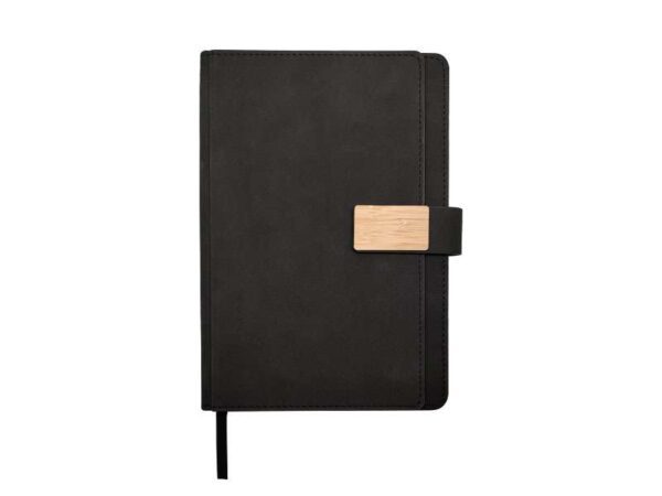 <b>Furore - Black</b>A5 hard cover notebook