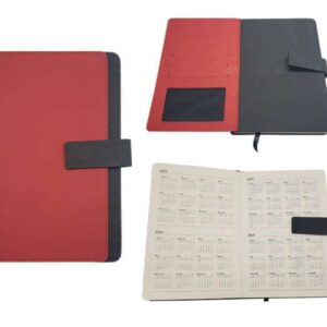 <b>Furore - Red & Black</b>A5 hard cover notebook
