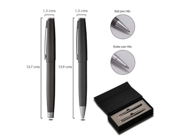 <b>Gemini Pen set</b> A roller pen with matching ball pen - Image 2
