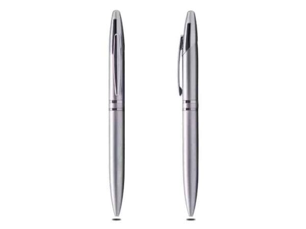 <b>Harpoon</b><br>Light metal silver ball point pen