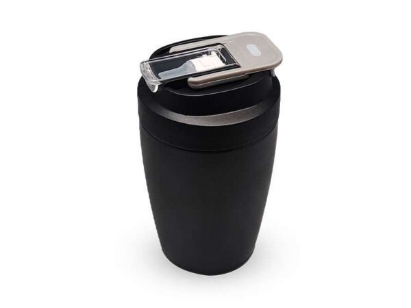 <b>Igbo - Black</b> (350ml) Stainless steel tumbler - Image 2