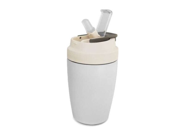 <b>Igbo - White</b> (350ml) Stainless steel tumbler