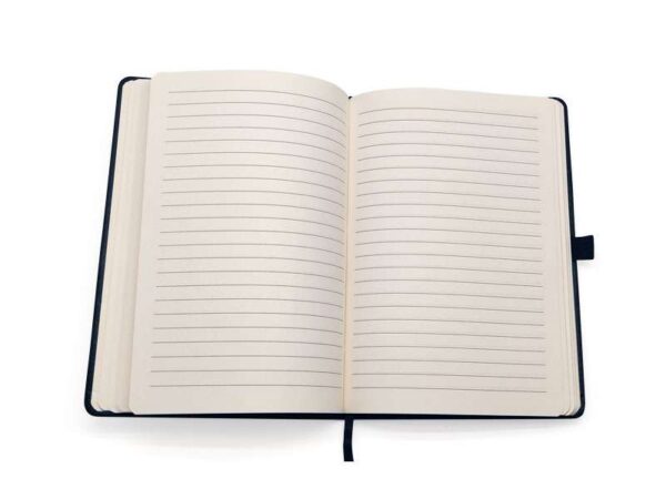 <b>INexmatt - Navy Blue </b> A5 leatherette notebook - Image 2
