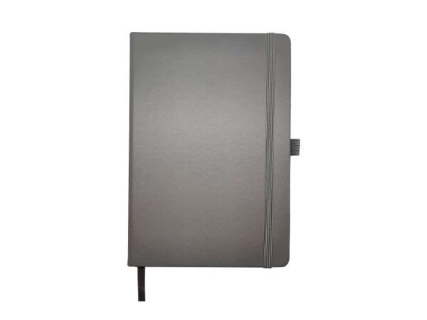 <b>INexmatt - Grey </b> A5 leatherette notebook