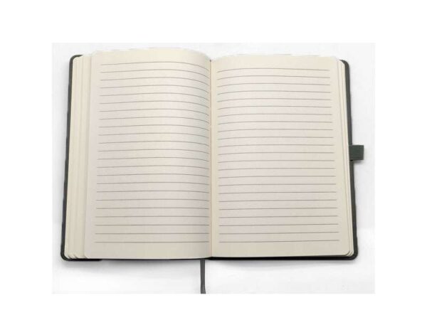 <b>INexmatt - Grey </b> A5 leatherette notebook - Image 2
