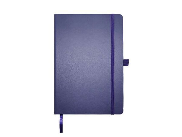 <b>INexmatt - Purple </b> A5 leatherette notebook