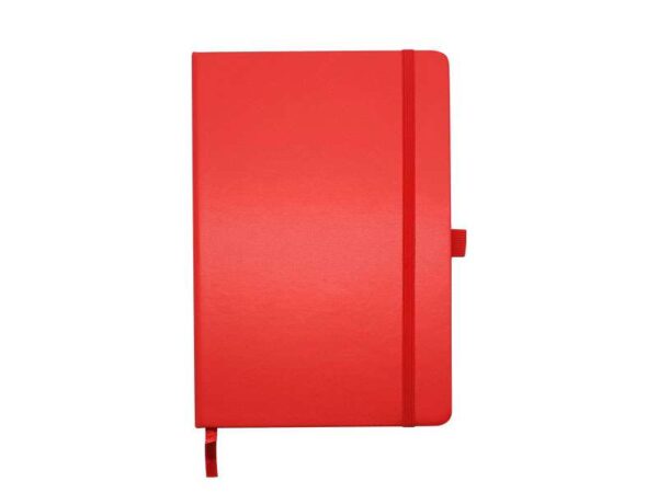 <b>INexmatt - Red </b> A5 leatherette notebook