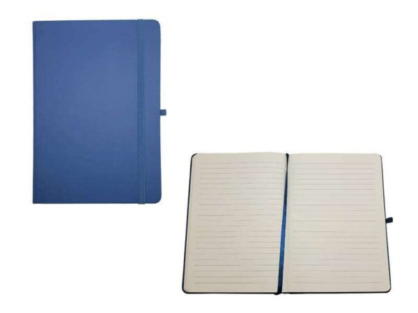 <b>INexmatt - Royal Blue </b> A5 leatherette notebook - Image 2
