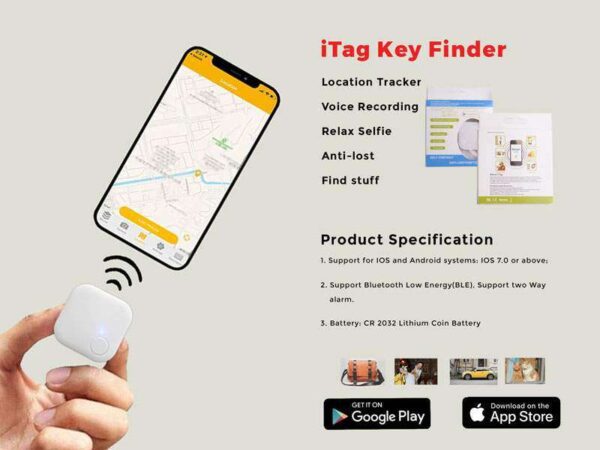 <b>iTag </b>  Lightweight Bluetooth operated Key Finder - Image 4