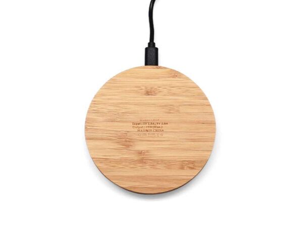 <b>Leaf</b>  Modern, minimalist look Wooden Wireless Charger - Image 3