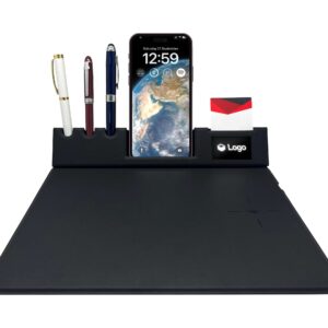 <b>Chuvo:</b> Mousepad with Wireless Charging with Light Up Logo