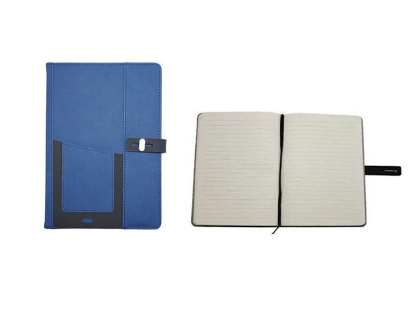 <b>BeVogue</b> - Blue<br>A5 leatherette notebook - Image 2