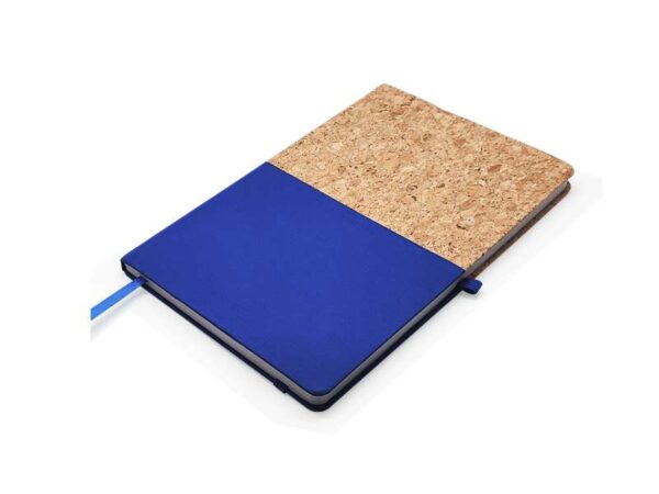 <b>Natuco - Blue</b> <br>Cork textured A5 Notebook