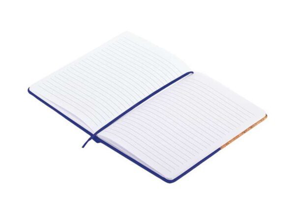 <b>Natuco - Blue</b> <br>Cork textured A5 Notebook - Image 2