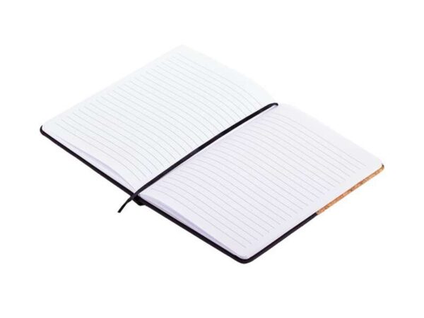 <b>Natuco - Black</b> <br>Cork textured A5 Notebook - Image 2