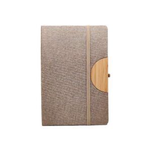 <b>Caro - Beige </b> <br> A5 Notebook with phone holder