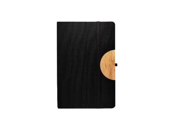 <b>Caro - Black</b> <br>A5 Notebook with phone holder