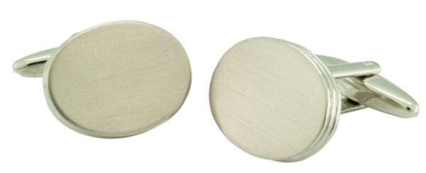 Plain Oval Cufflinks