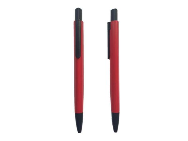 <b>Prisma - Red</b>  Triangle body ball point metal pen