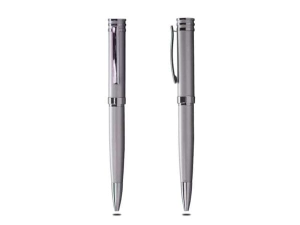 <b>Scarlet</b><br>Silver body ball point pen