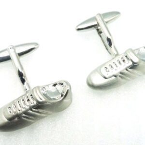 Silver Soccer Shoes