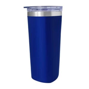 <b>Sqrambler - Blue </b>(630ml) <br>Stainless steel tumbler with straw