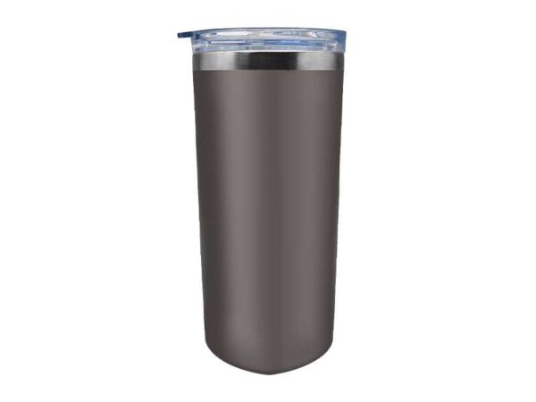 <b>Sqrambler - Grey </b>(630ml) <br>Stainless steel tumbler with straw