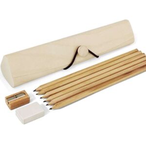 <b>Staco</b> Pencil set with sharpener & eraser