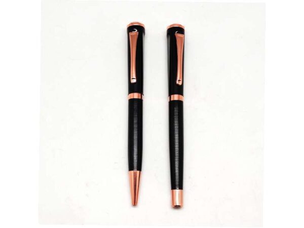 <b>Galaxy - Metal Penset</b> A roller pen with matching ball pen