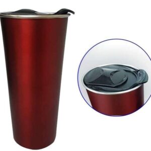 <b>Tankard - Red</b> (475 ml) Stainless steel double walled mug