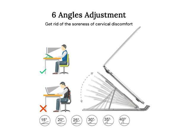 <b>Concore</b><br>Laptop stand with mobile holder - Image 4