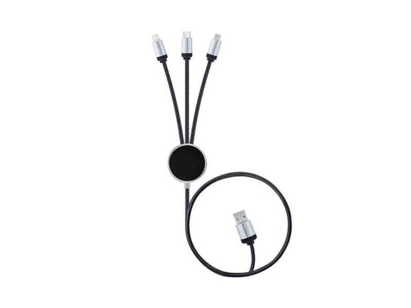 <b>Longman's 3-in-1 </b><br>Light up Logo Charging Cable
